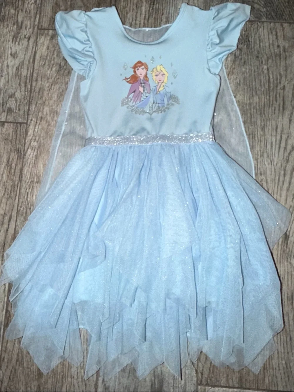 Disney Frozen Anna & Elsa Princess Dress Costume Size 4T